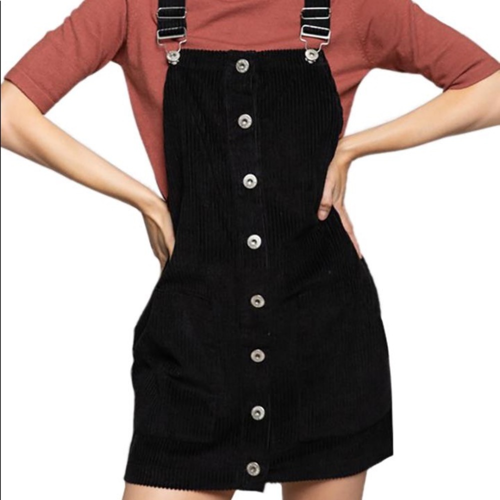 Cord Overall Dress